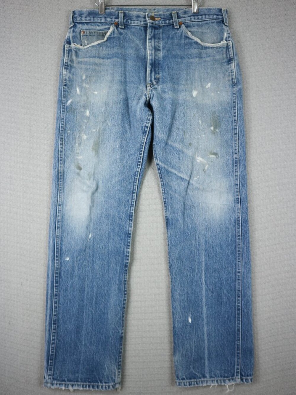Lee Union Made 1980's VTG Light Wash Denim Made in USA Jeans 38x32 (fits 36x30)